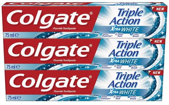 Colgate Triple Action White 3 x 75 ml