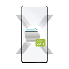 Ochranné tvrzené sklo Full-Cover pro Samsung Galaxy A52, lepení přes celý displej FIXGFA-627-BK, černé