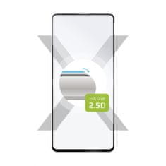 FIXED Ochranné tvrzené sklo Full-Cover pro Samsung Galaxy A52, lepení přes celý displej FIXGFA-627-BK, černé