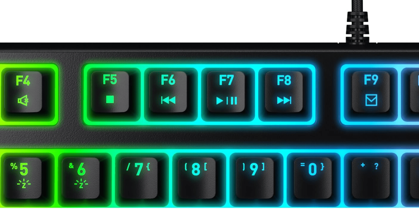Xrtfy K4 RGB, Kailh Red, US (XG-K4-RGB-R-US) herná klávesnica drôtová