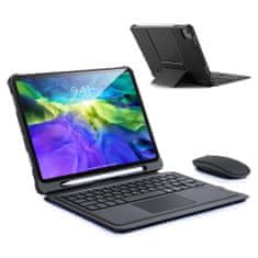 Dux Ducis Wireless Keyboard pouzdro s klávesnicí na iPad Air 2020 / 2022, černé