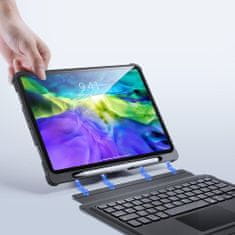 Dux Ducis Wireless Keyboard pouzdro s klávesnicí na iPad Air 2020 / 2022, černé