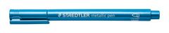 Staedtler Dekorační popisovač, metalická modrá, 1-2 mm, kuželový hrot 8323-373
