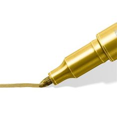 Metalický popisovač, 1-2mm, kuželový hrot, zlatá 8323-11