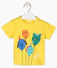 Losan chlapecké tričko 117-1203AL_1 68 žlutá