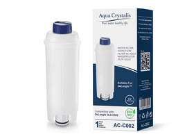 Aqua crystalis ac-c002 vodní filtr pro kávovary delonghi náhrada filtru dls c002