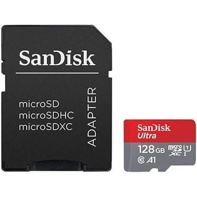 Levně SanDisk Ultra microSDHC 128GB + adaptér (SDSQUA4-128G-GN6MA)