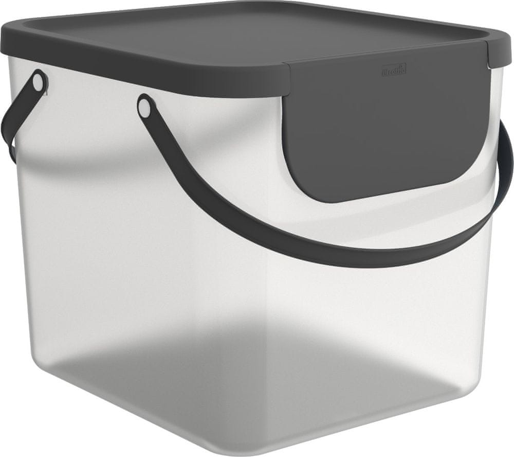 Levně Rotho Systém třídění odpadu ALBULA box 40L - transparentní