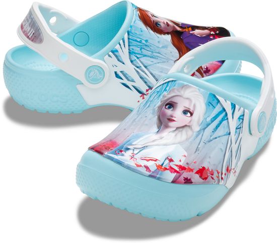 Crocs dívčí pantofle Disney Frozen 2 206167-4O9