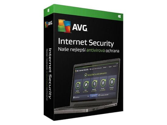 AVG Technologies Antivirová ochrana AVG Internet Security pro domácího uživatele na 1 zařízení a na 24 měsíců (BOX)
