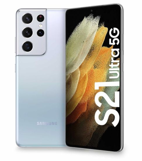 Samsung Galaxy S21 Ultra 5G, 16GB/512GB, Silver
