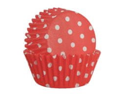 Isabelle Rose Cukrářské košíčky na muffiny červené s puntíky 60 ks