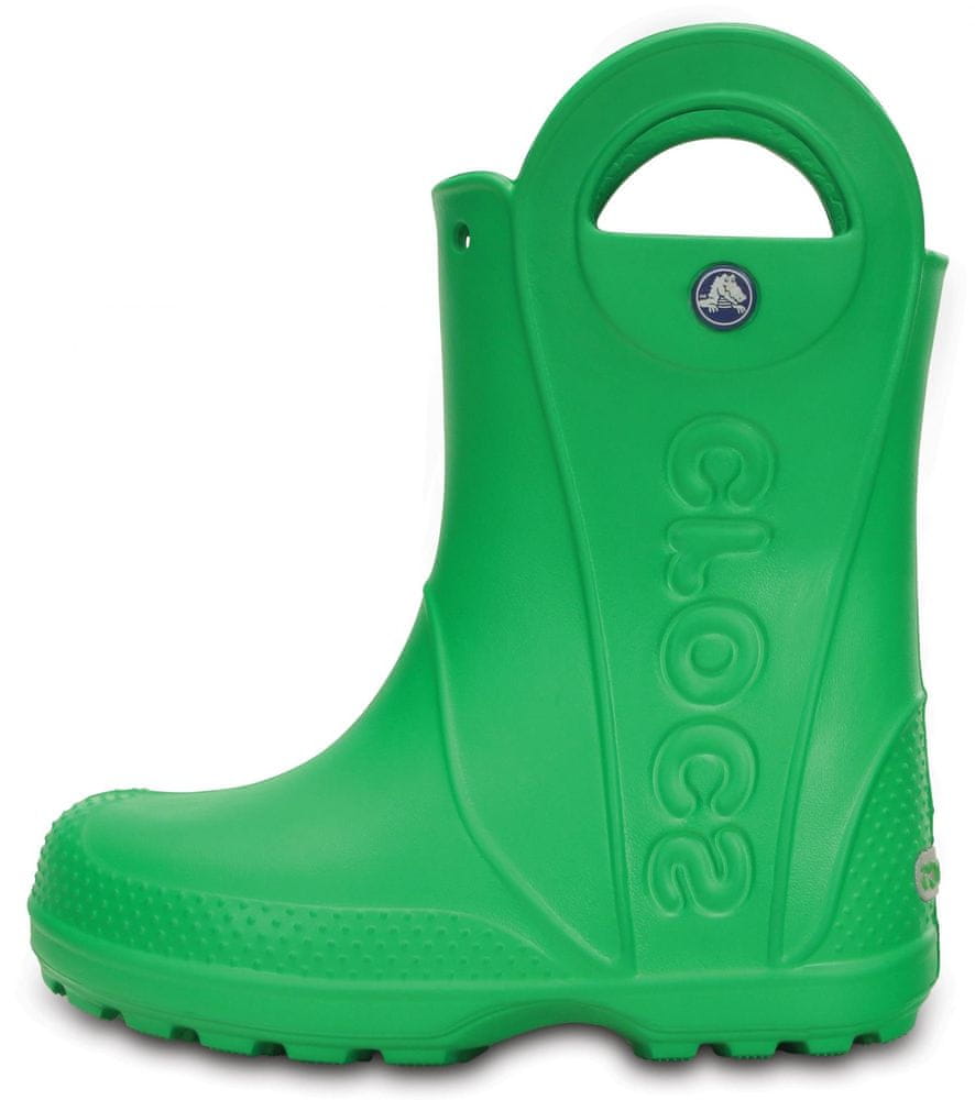 Crocs dětské holínky Handle It Rain Boot Kids 12803-3E8 29/30 zelená