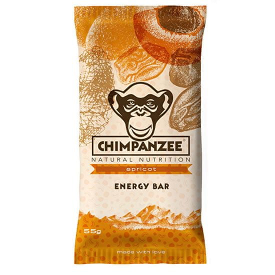 CHIMPANZEE Energy bar Apricot 55 g