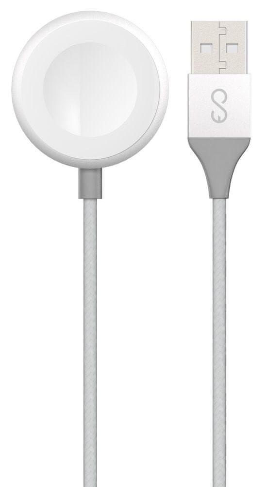 Levně EPICO Apple Watch Charging Cable USB-A 1,2 m 9915112100047, stříbrný