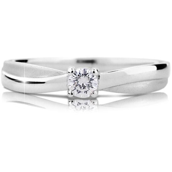 Cutie Diamonds Luxusní zásnubní prsten z bílého zlata s briliantem DZ6817-1906-00-X-2