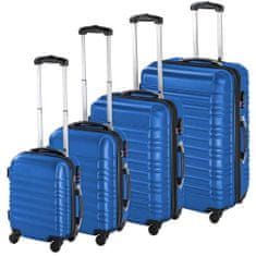 Timeless Tools 4 kusová sada pevnostěnných kufrů, ve 4 barvách - modrá