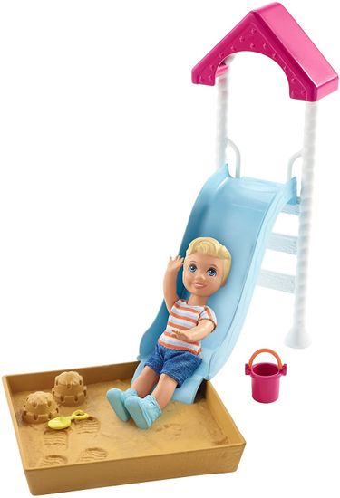 Mattel Barbie Příběh z deníku chůvy Skluzavka