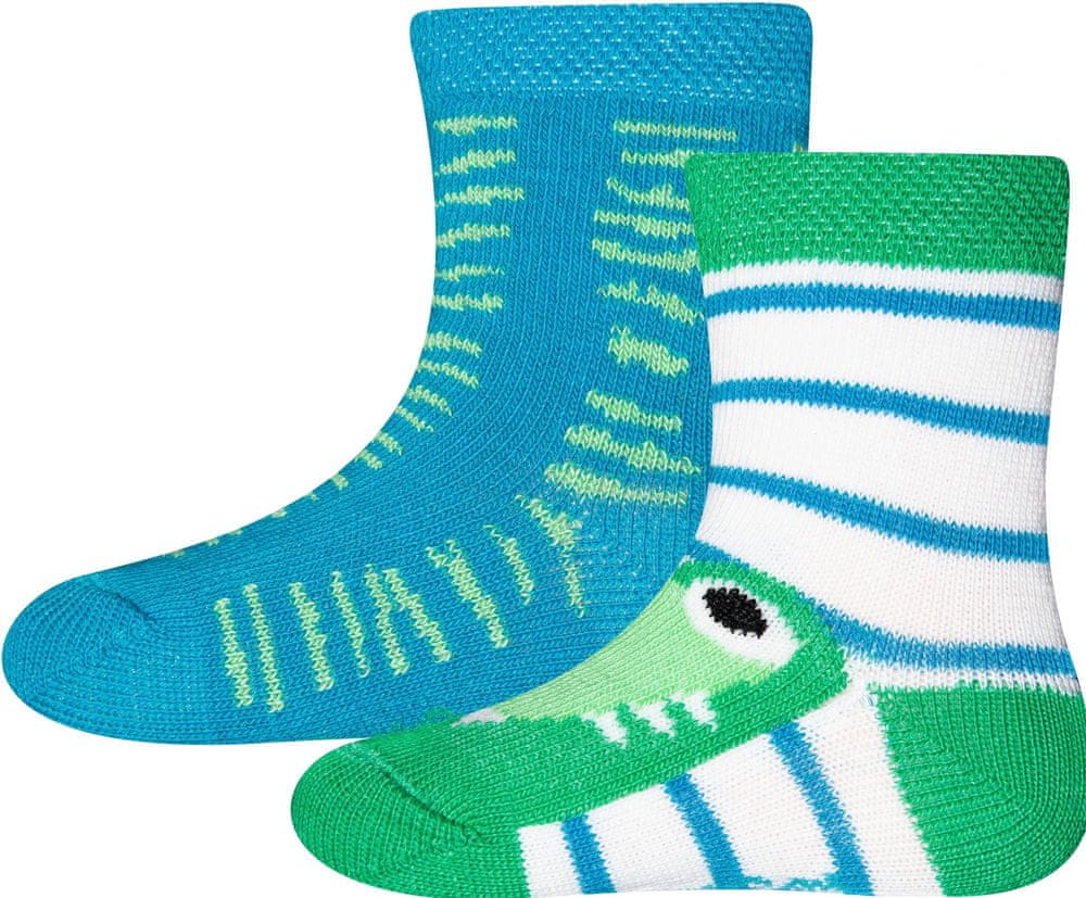 EWERS 2pack chlapeckých ponožek 205226 16-17 vícebarevná