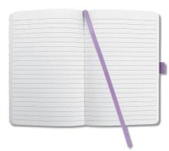 Sigel Exkluzivní zápisník "Jolie", fialová, A5, linkovaný, 87 listů, tvrdé desky, JN111