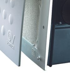 Vortice Quadro MEDIO I T HCS radiální ventilátor do koupelny k zabudování s hygrostatem