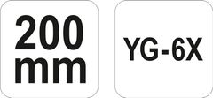 YATO Kleště štípací na obklady Karbid YG-6X 200mm