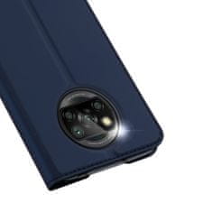 Dux Ducis Skin Pro knížkové kožené pouzdro na Xiaomi Poco M3 / Redmi 9T, modré