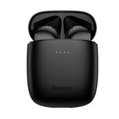 BASEUS Encok W04 TWS bezdrátové sluchátka, černé