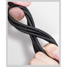 BASEUS Data kabel 3in1 USB - Lightning / USB-C / Micro USB 1.2m 5A 40W, černý