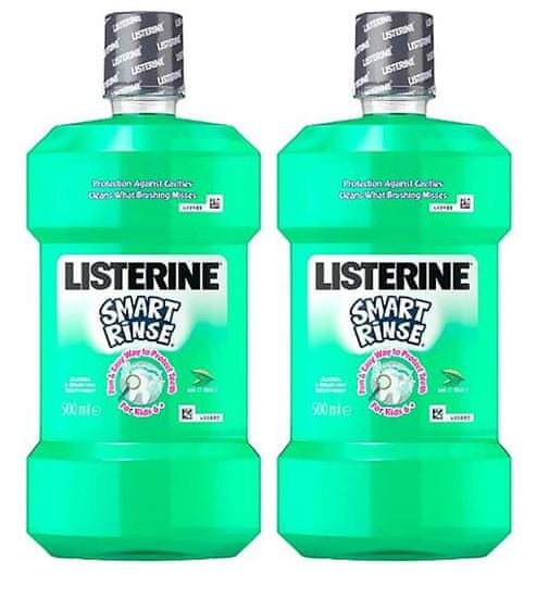 Listerine Smart Rinse Mild Mint 2x 500ml
