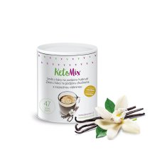KetoMix Instantní káva na podporu hubnutí s příchutí vanilky 94 g