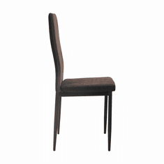 ATAN Jídelní židle ENRA - tmavohnědá/černá