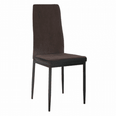 ATAN Jídelní židle ENRA - tmavohnědá/černá
