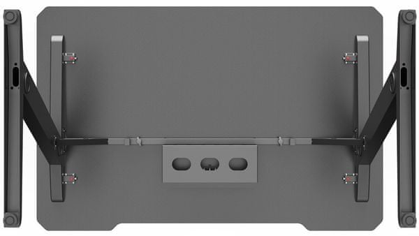 Stôl SilentiumPC Gear GD100 (SPG092) Herný, cable management mikrovlákno protišmyk