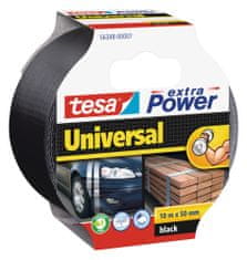 Tesa Opravná páska Extra Power Universal, textilní, černá, 10m:50mm