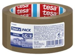 Tesa Balicí páska STRONG, PP, akrylát, nehlučná, hnědá, 66m:50mm, 6pack