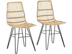 Danish Style Židle Elis (SET 2 ks), přírodní 