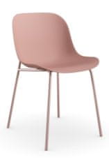 Danish Style Židle Filuet (SET 2ks), růžová