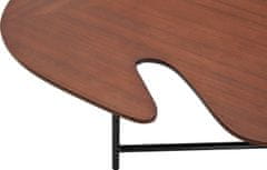 Danish Style Konferenční stolek Olien (SADA 2ks), 120 cm, tmavě hnědá