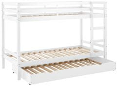 Danish Style Patrová postel Ali I., 208 cm, bílá
