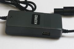 Eurocase Napájecí adaptér pro NB do auta, 90W, USB, univerzální