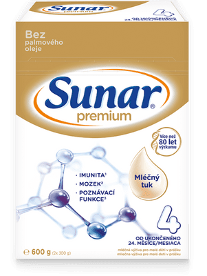Sunar Premium 4 benefity mléka