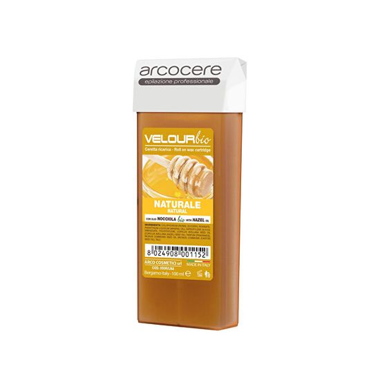 Arcocere Epilační vosk Professional Wax Natural Honey Bio (Roll-On Cartidge) 100 ml