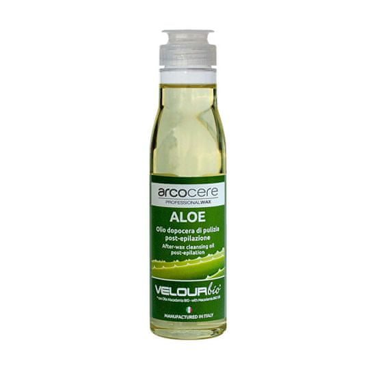Arcocere Zklidňující čisticí olej po epilaci Aloe Bio (After-Wax Cleansing Oil) 150 ml