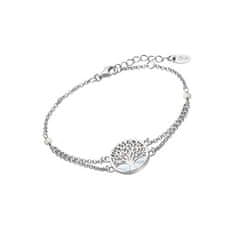 Lotus Silver Elegantní stříbrný náramek Strom života s perletí LP1678-2/1