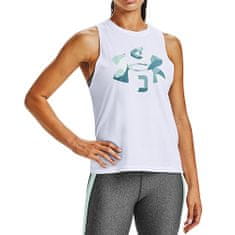 Under Armour Logo Graphic Muscle Tank-WHT, Logo Graphic Muscle Tank-WHT | 1356298-100 | SM