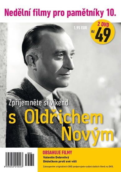 Nedělní filmy pro pamětníky 10: Oldřich Nový (2DVD)