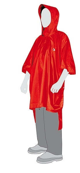 Levně Tatonka Poncho 3 (XL-XXL) red