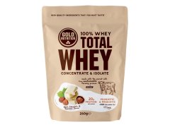 GoldNutrition Total Whey Protein 260 g bílá čokoláda-lískový ořech