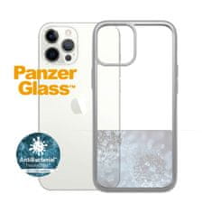 PanzerGlass ClearCase Antibacterial pro Apple iPhone 12 Pro Max (stříbrný - Satin Silver) 0272